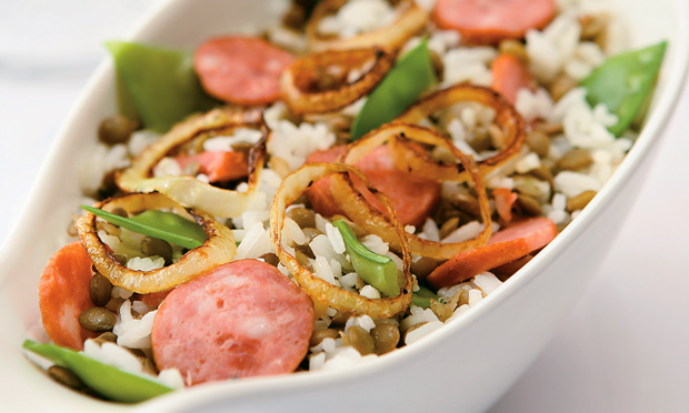 Arroz com lentilha Arroz com lentilha