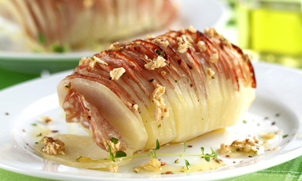Batata assada com salame: prove sem culpa