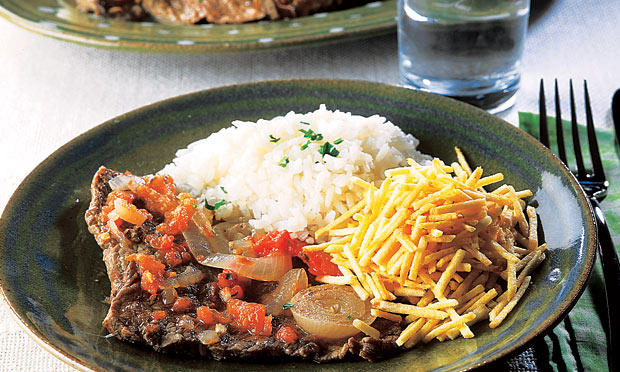 Bife de panela de pressão