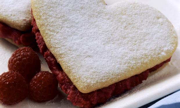 Biscoitos recheados com sorvete