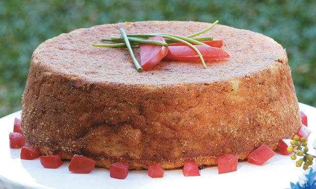 Bolo de bacalhau