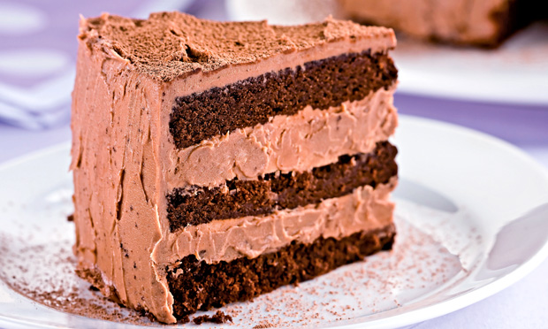 Bolo de chocolate meio amargo