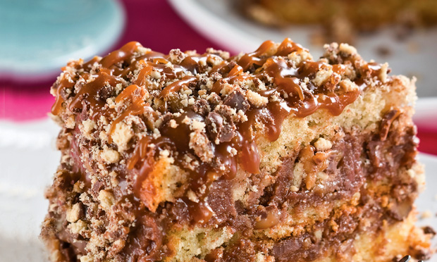 Bolo de chocolate Twix® Bolo de chocolate Twix®