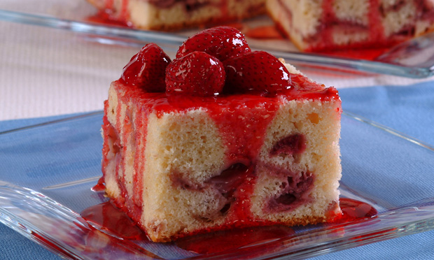 Bolo de morango Bolo de morango