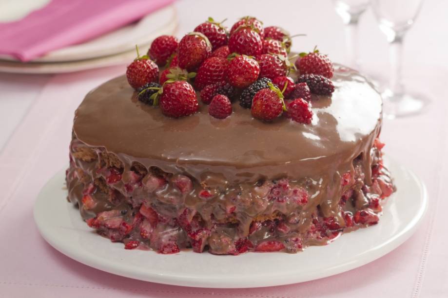 Bolo delícia de morango Bolo delícia de morango