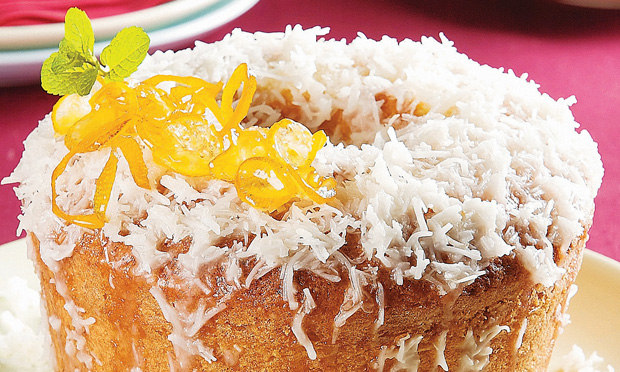 Bolo de laranja com coco Bolo de laranja com coco