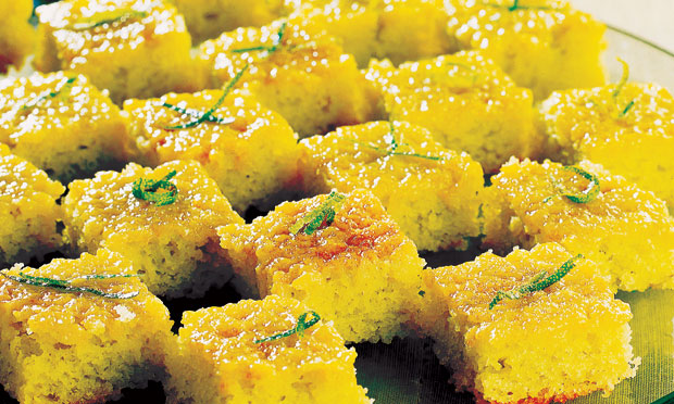 Bolo verde de limão Bolo verde de limão
