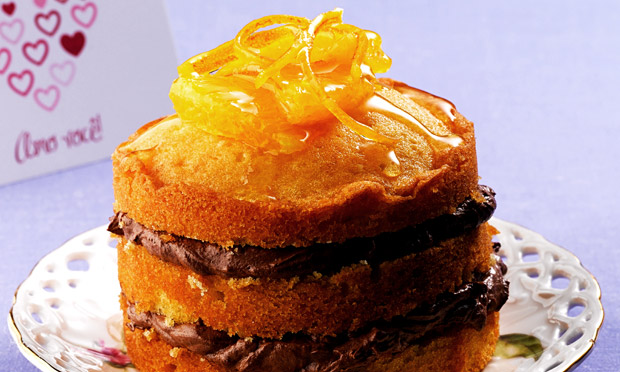 Bolo vitória com laranja Bolo vitória com laranja