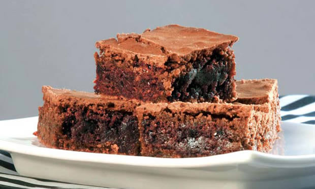 Brownie com café solúvel Brownie com café solúvel