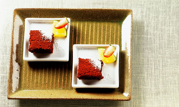 Brownie de laranja Brownie de laranja