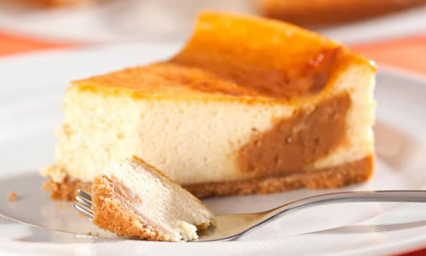 Cheesecake de doce de leite