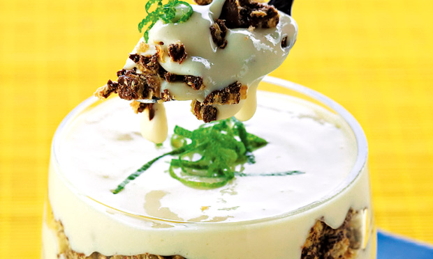 Creme de limão com Bis
