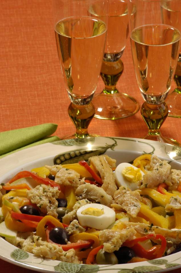 Salada de bacalhau Salada de bacalhau