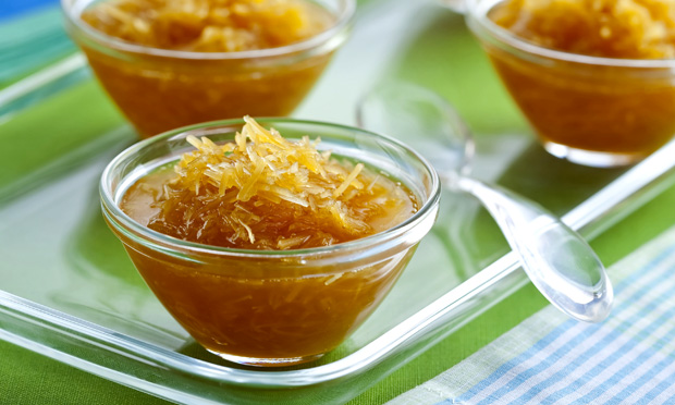 Doce de laranja com coco Doce de laranja com coco