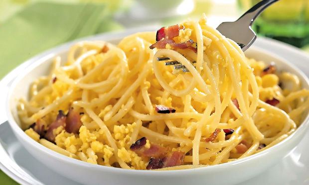 Espaguete à carbonara