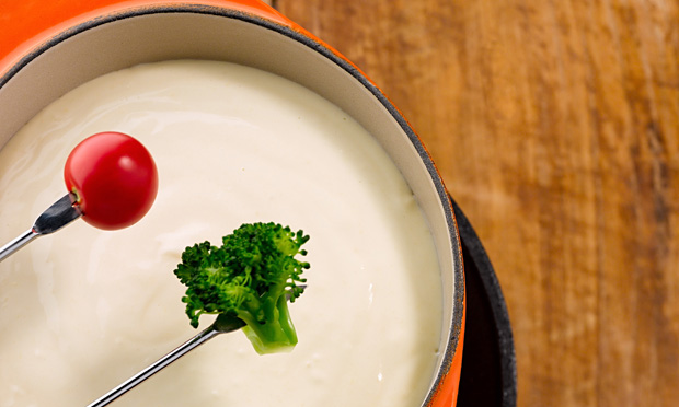 Fondue de queijo light Fondue de queijo light