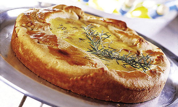 Galette de batata e alecrim Galette de batata e alecrim