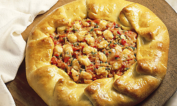 Galette de camarão Galette de camarão