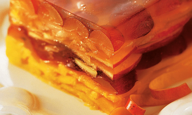 Gelatina com frutas Gelatina com frutas