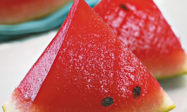 Gelatina de melancia Gelatina de melancia