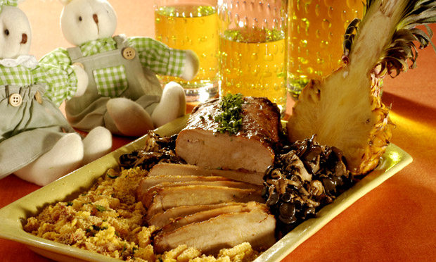 Lombo com cogumelo Lombo com cogumelo