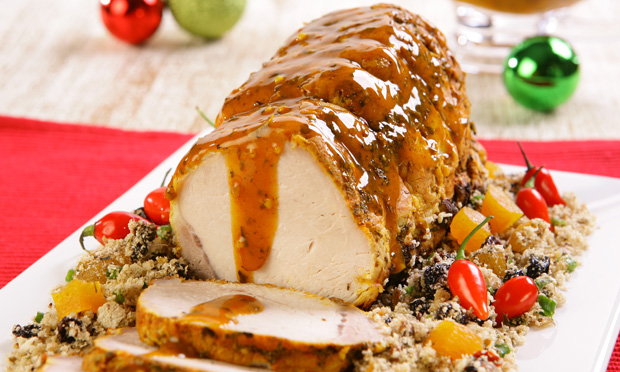 Lombo com molho e farofa especial Lombo com molho e farofa especial