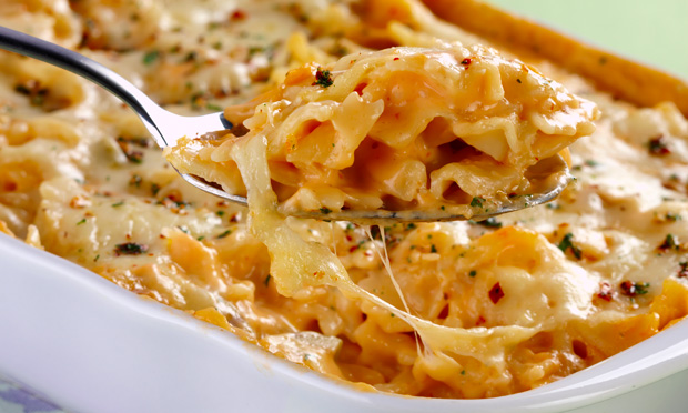 Macarrão Cremoso ao Forno Macarrão Cremoso ao Forno