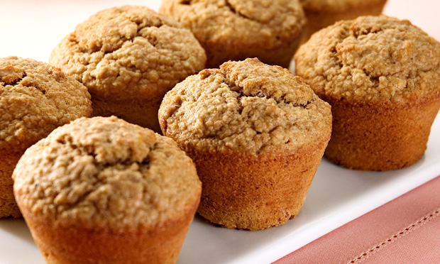 Muffin light de banana e aveia