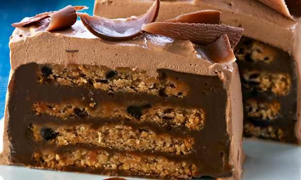 Pavê de cookie e chocolate Pavê de cookie e chocolate