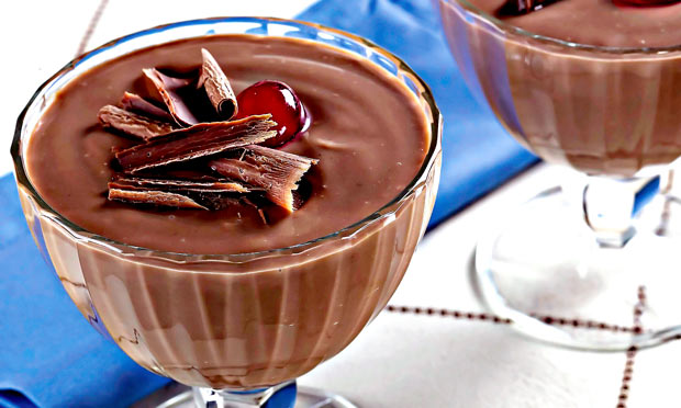 Pudim caseiro de chocolate Pudim caseiro de chocolate