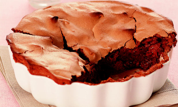 Pudim de clara e chocolate Pudim de clara e chocolate