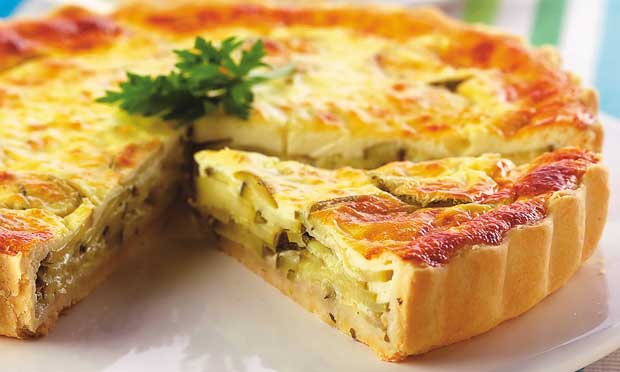 Quiche de abobrinha Quiche de abobrinha