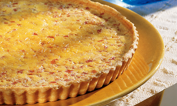 Quiche com bacon (Lorraine)