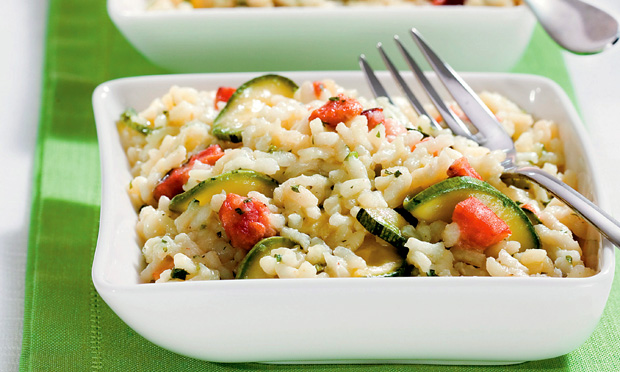 Risoto de abobrinha Risoto de abobrinha
