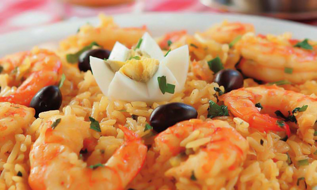 Risoto de camarão Risoto de camarão