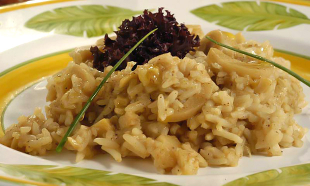 Risoto de pupunha