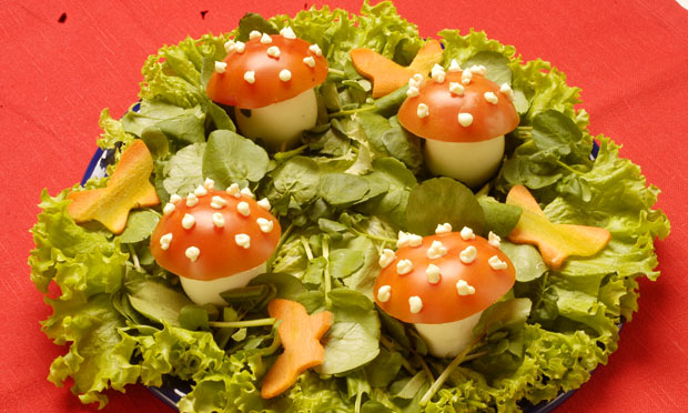 Salada decorada Salada decorada