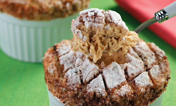 Suflê gelado de café com castanha-do-pará Suflê gelado de café com castanha-do-pará