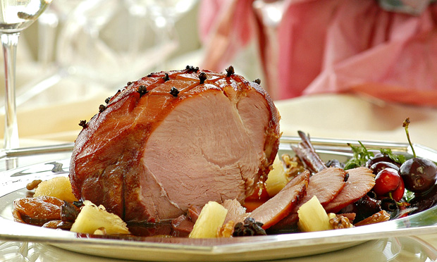 Tender ao molho de damascos Tender ao molho de damascos