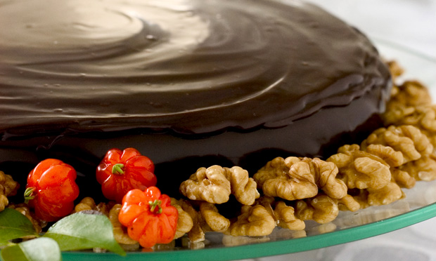 Torta-musse de chocolate