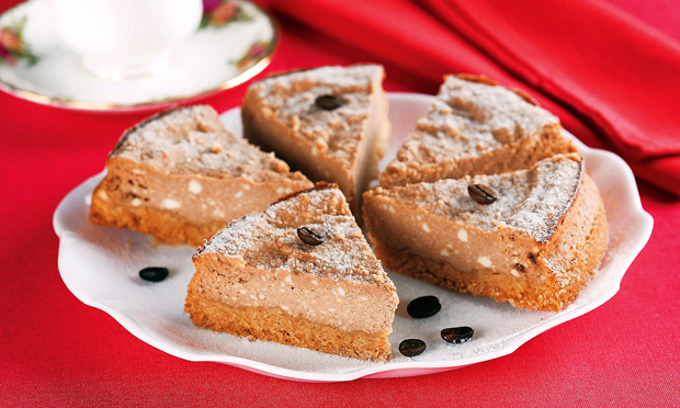 Torta de ricota e café Torta de ricota e café