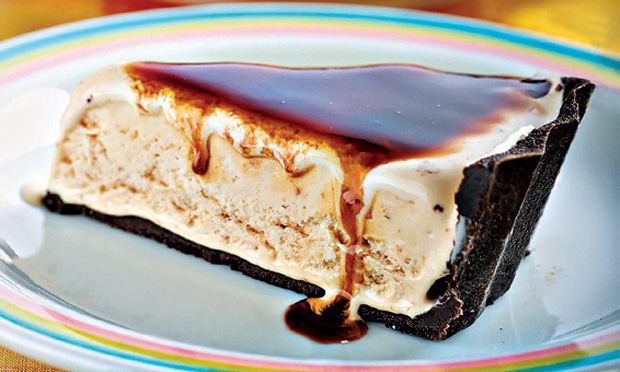 Torta de sorvete e café Torta de sorvete e café