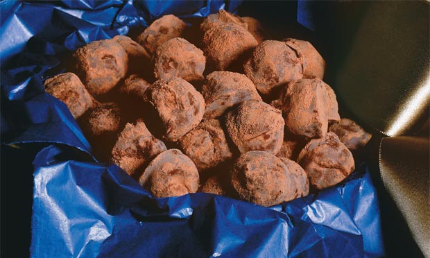 Trufas de chocolate Trufas de chocolate