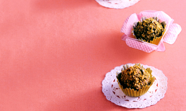 Trufas crocante com pistache Trufas crocante com pistache