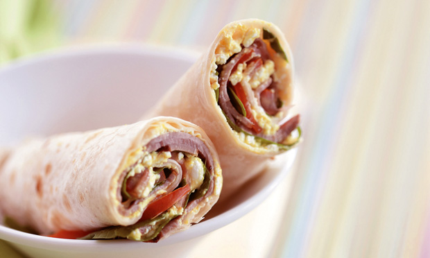 Wrap de rosbife Wrap de rosbife