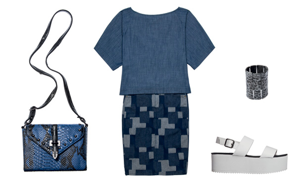Look com sandália plataforma Look com sandália plataforma
