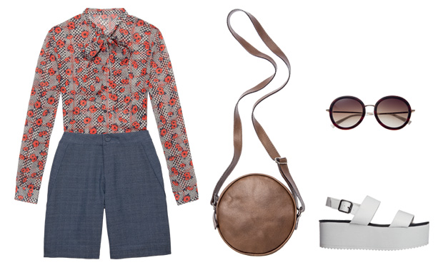 Look com sandália plataforma Look com sandália plataforma