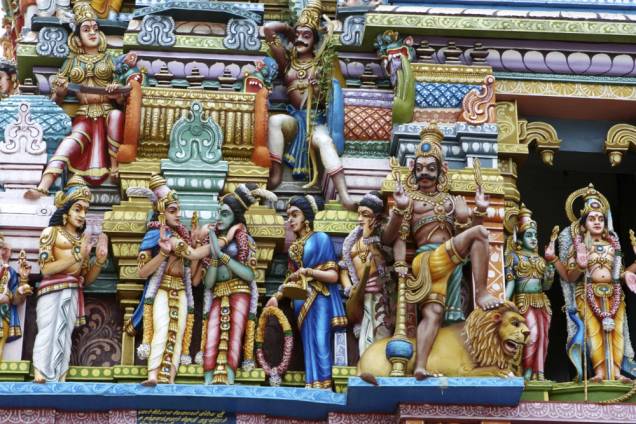 Templo hindu em Colombo, cidade montenegrina Templo hindu em Colombo, cidade montenegrina