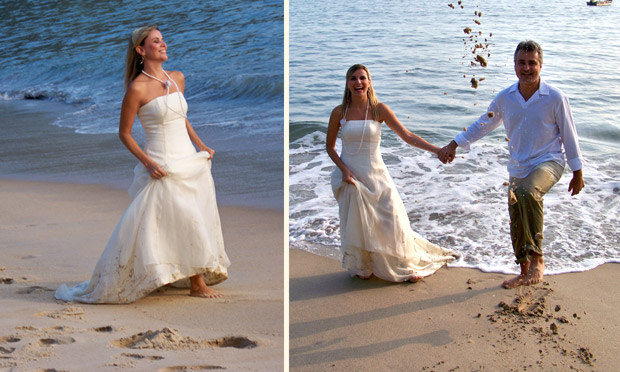 Trash the dress fotos