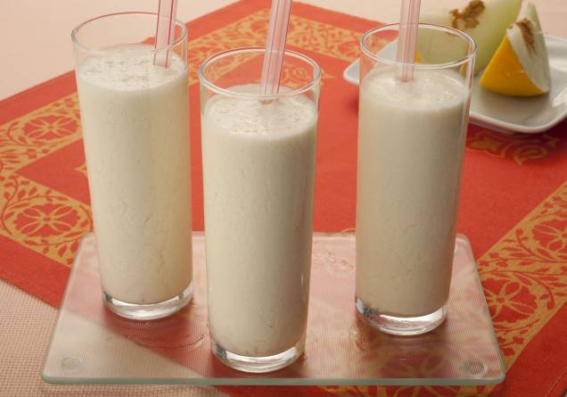 Vitamina (smoothie) de melão Vitamina (smoothie) de melão